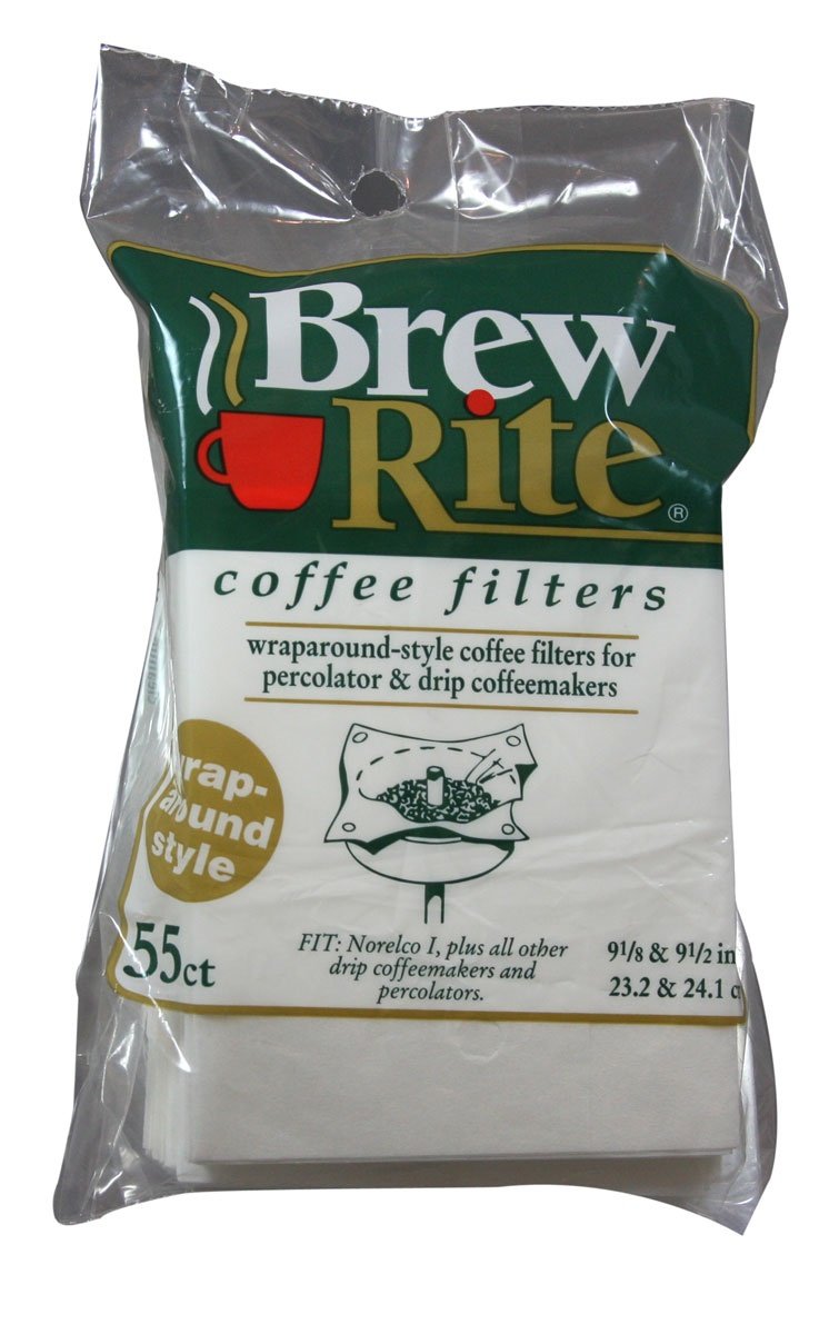 Brew Rite Rockline wraparound filter for percolators; promotes cleaner brew