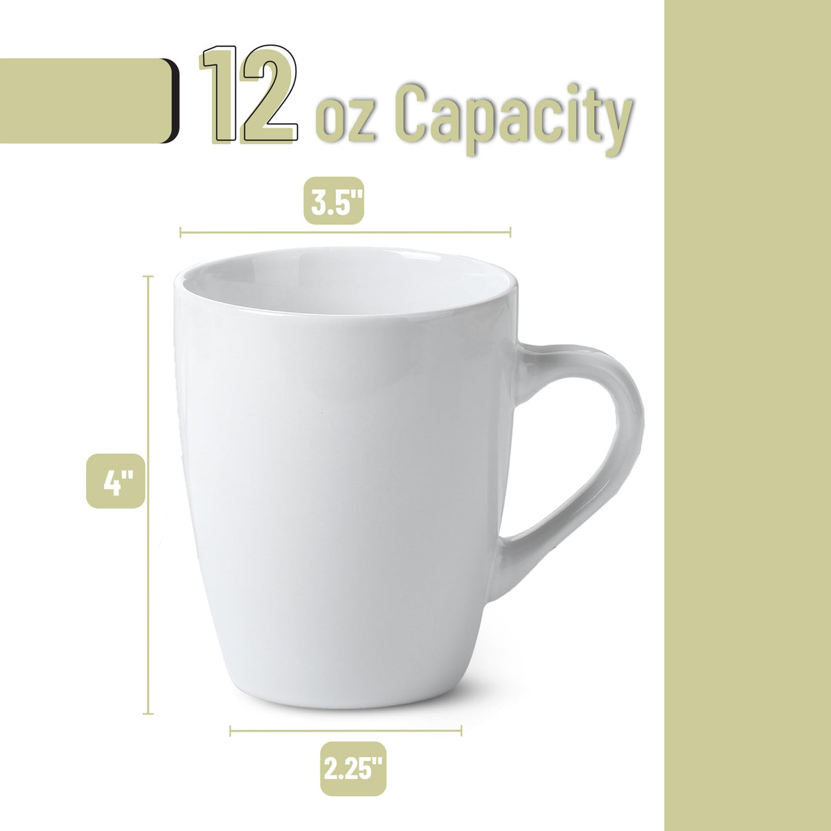 Brew To A Tea fine bone china mugs, lightweight yet durable for daily use