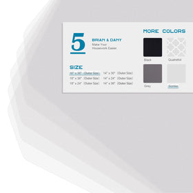 BRIAN AND DANY trim-to-fit liner for custom shelf sizing