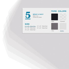 BRIAN & DANY heavy-duty polypropylene liner supports extra weight.