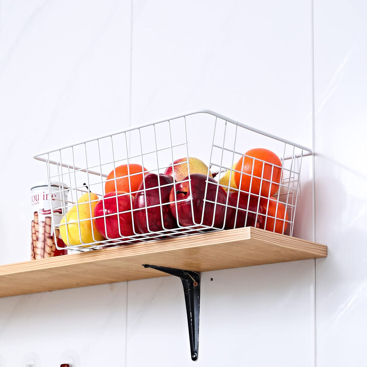 Brightalk basket fits meat and vegetable bags while staying accessible