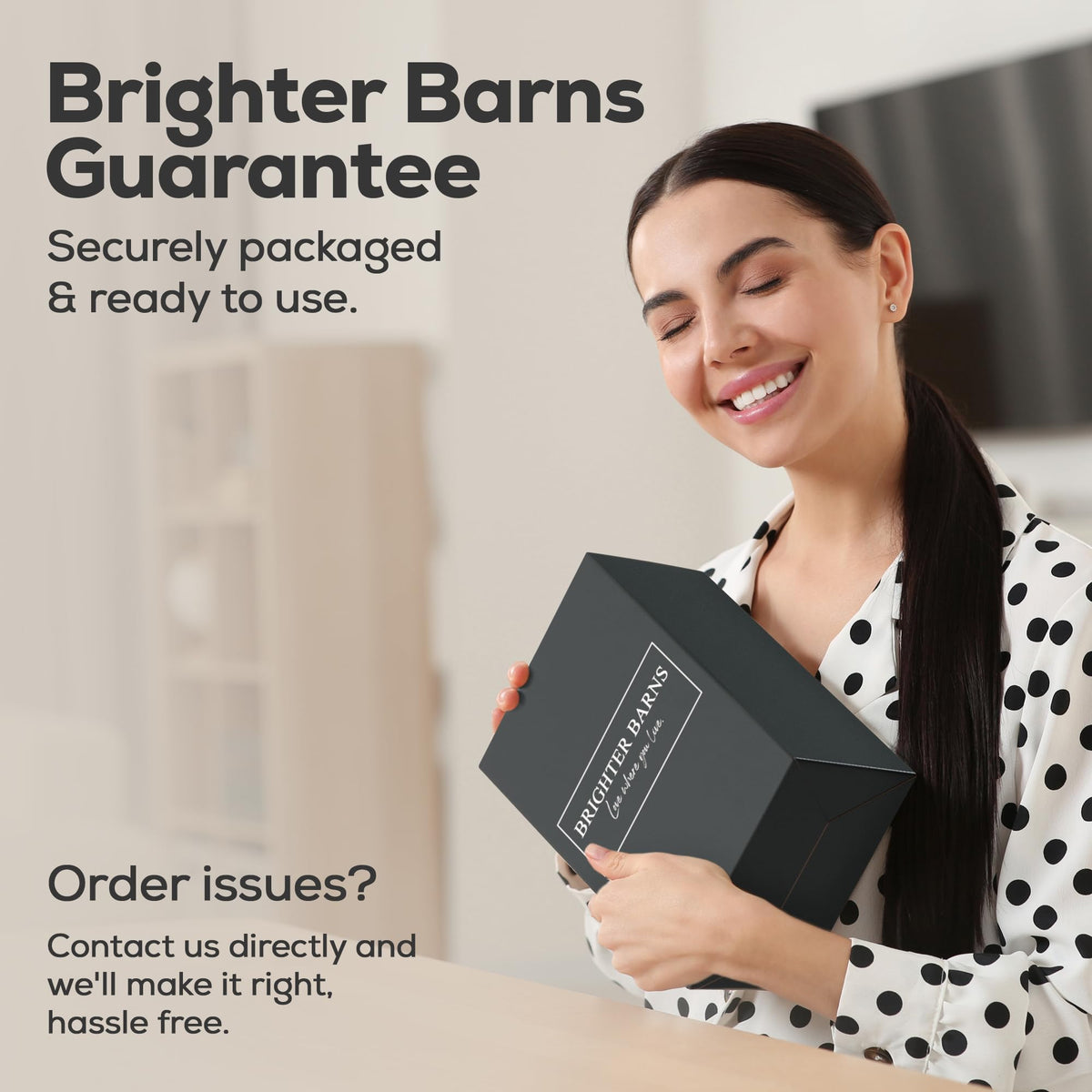 Brighter Barns gift-ready packaging enhances any hosting gift