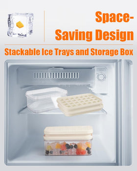Brigii compact fridge space design fits standard shelves without crowding.