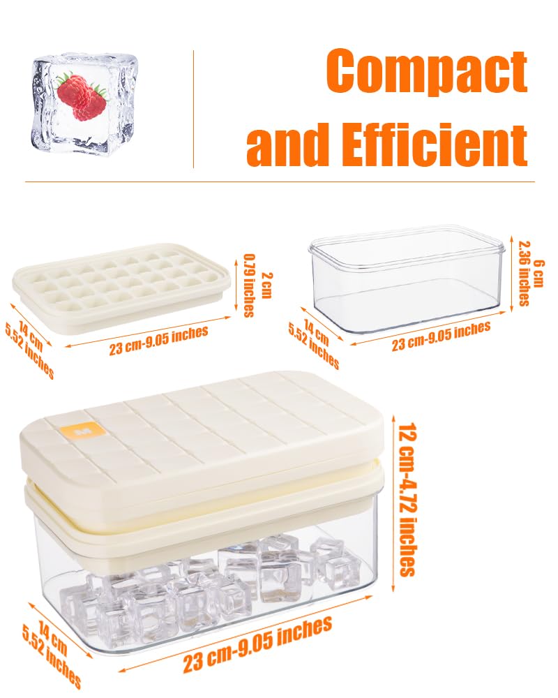 Brigii stackable trays with silicone bottoms allow easy ice release for quick home use.