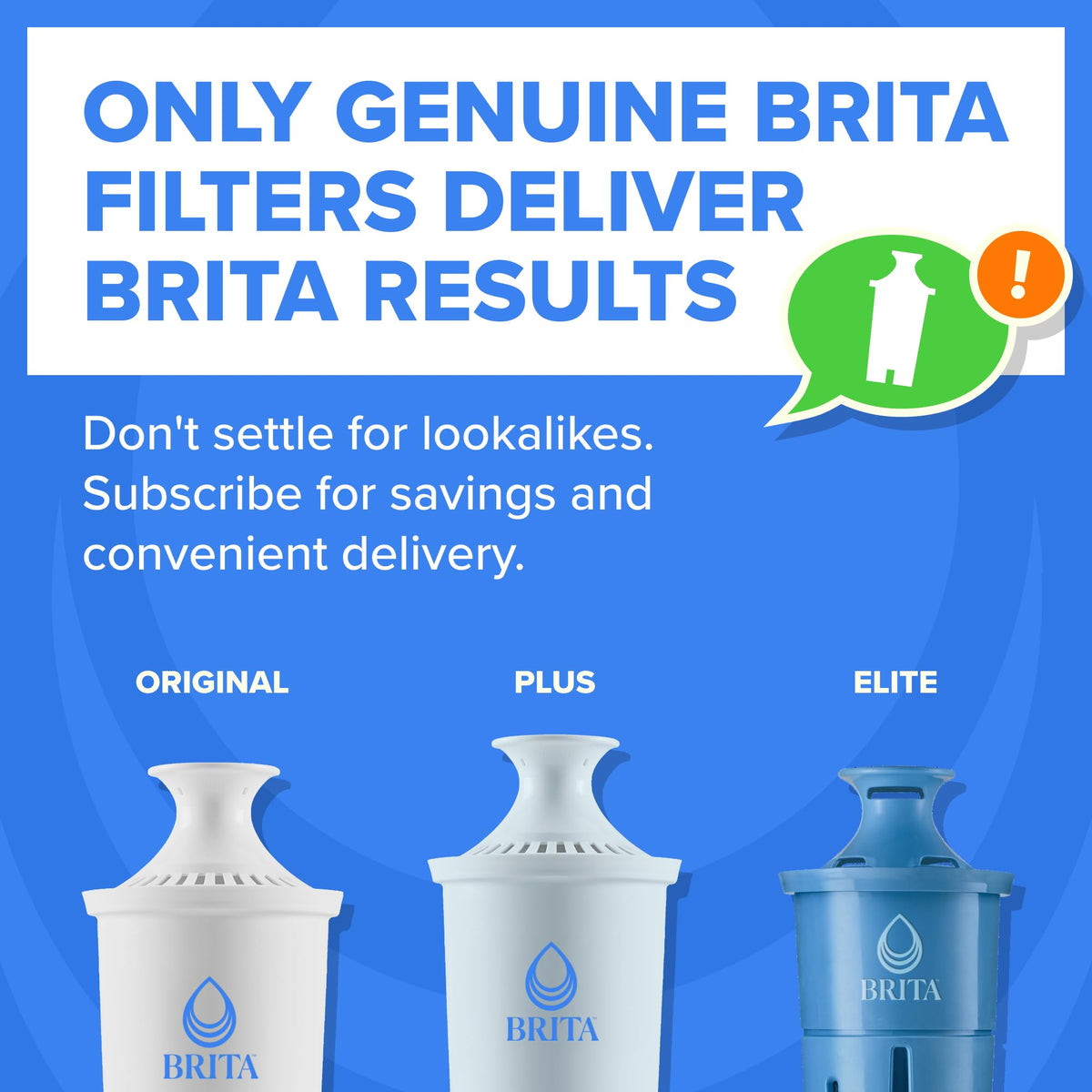 Brita BPA-free material ensures safe, everyday hydration