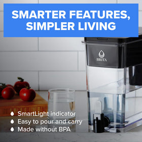 Brita UltraMax fridge-friendly design fits compact kitchen spaces.