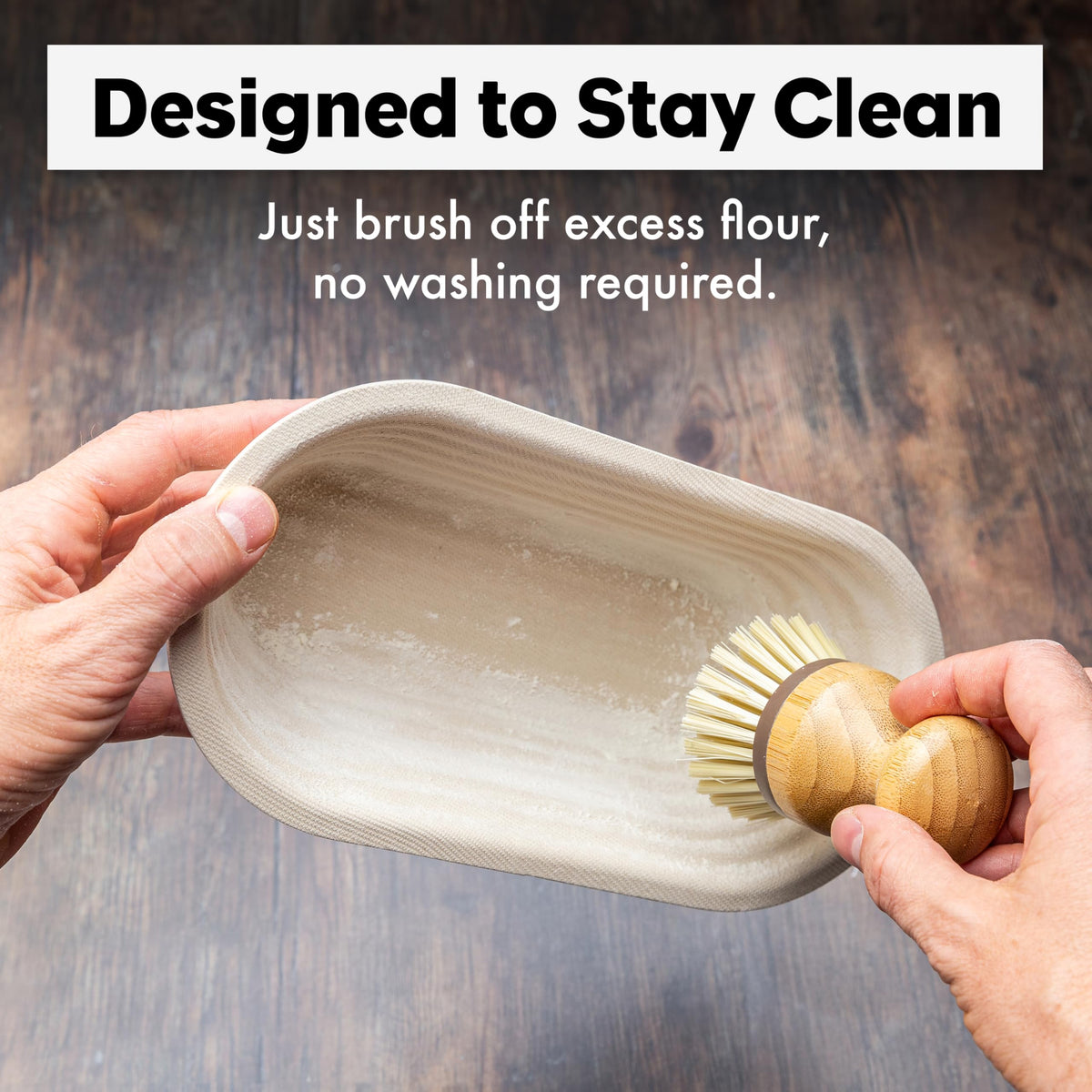 Brod & Taylor interior texture showcases absorbent surface for easy release.