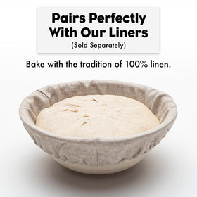 Brod & Taylor easy-clean banneton helps maintain bread-proofing gear.