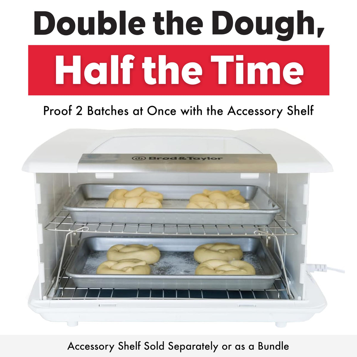 Brod and Taylor Folding Proofer slow cook mode for low heat cooking.