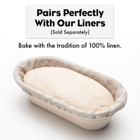Brod & Taylor kitchen storage: stackable bannetons neatly organized.