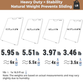 Built-in stainless steel handle on Brosisincorp cutting board for easy lifting