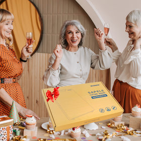 Gift-ready packaging with multiple size options