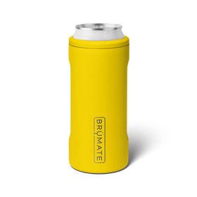 BrüMate Hopsulator Slim fits 12oz slim cans for longer ice-cold sipping.