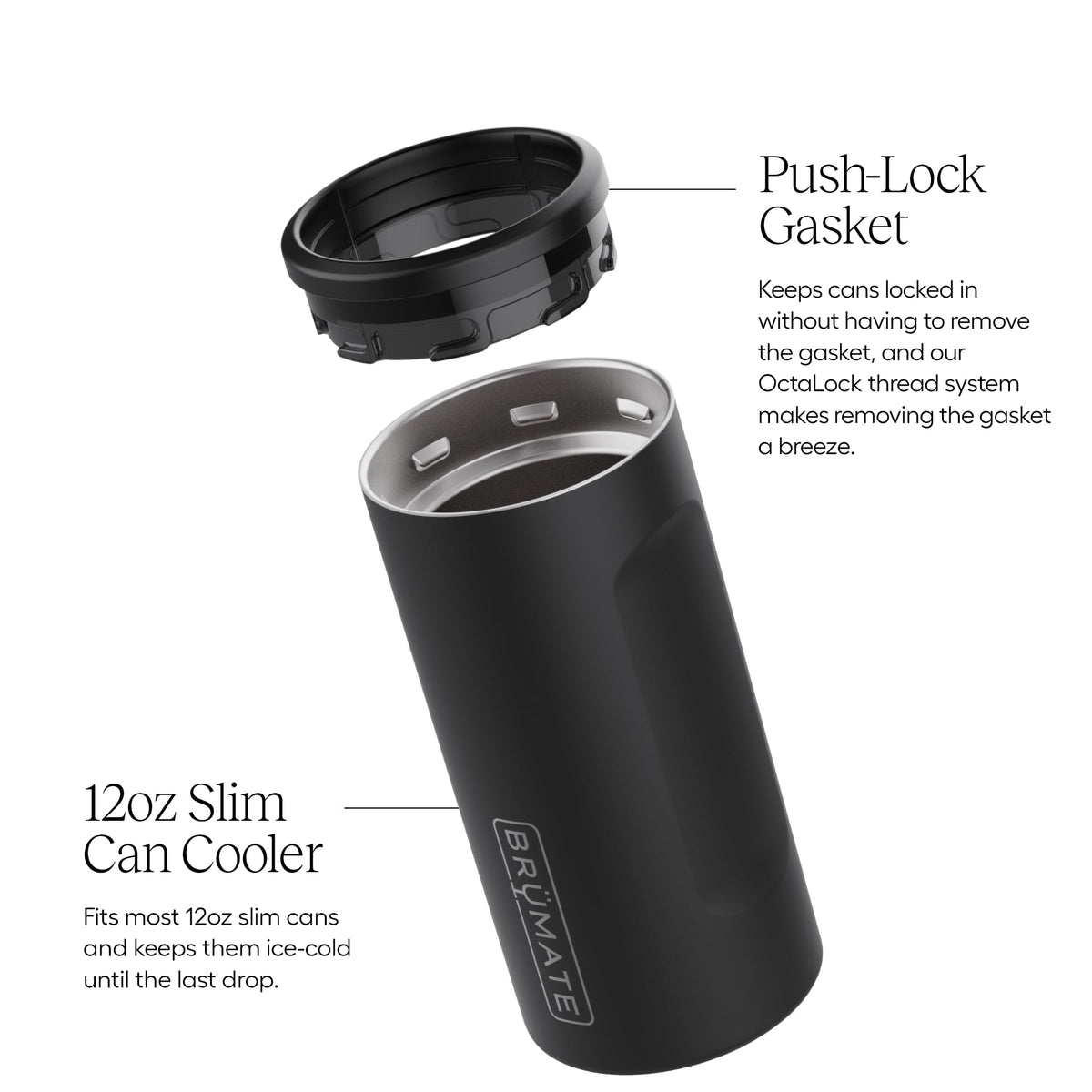 BrüMate Hopsulator Slim keeps a sip ice cold to the last drop.