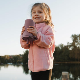 Top-rack dishwasher-safe Leap tumbler for easy cleaning after kids’ adventures.