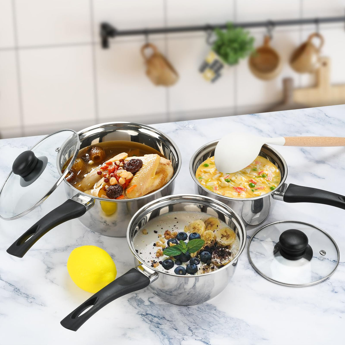 BSDLZCH compatible with gas and electric stoves for versatile cooking.