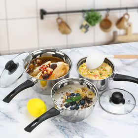 BSDLZCH compatible with gas and electric stoves for versatile cooking.
