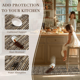 BSICPRO washable stain-resistant fabric demonstrates easy cleanup after spills.