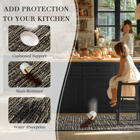 BSICPRO stain-resistant durable material keeps spills contained for easy cleaning.