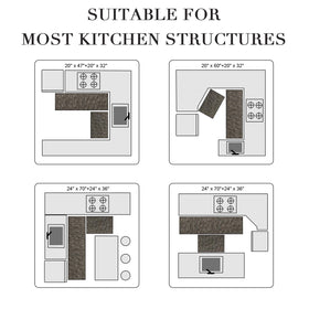 BSICPRO stain resistant fabric keeps grease and spills at bay in daily use.