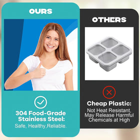 BSTUR meal prep lunch box helps separate fruits, salads, and snacks