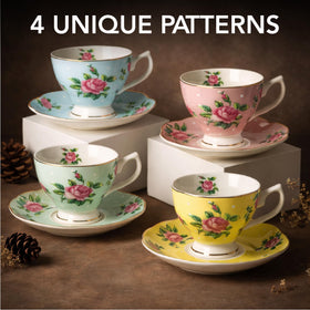 BTaT 8 oz porcelain teacup offers a lightweight, comfortable grip for daily beverages