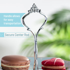 BTaT porcelain stand offers generous tier space for treats and fruit.