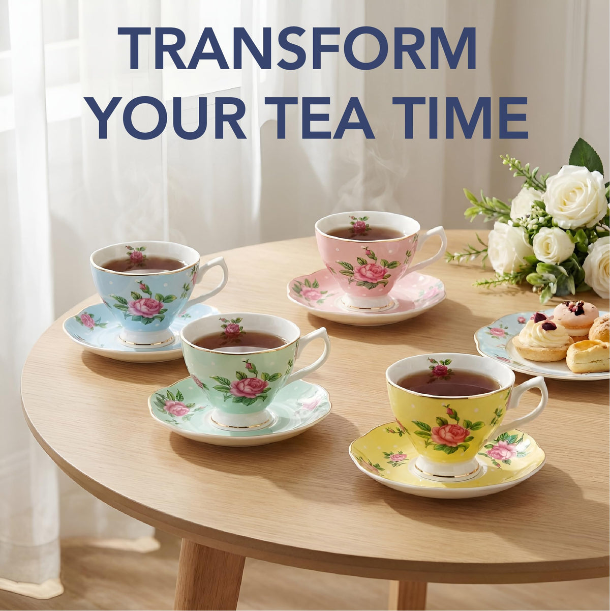 BTaT dishwasher-safe teaware simplifies cleanup after gatherings and everyday use