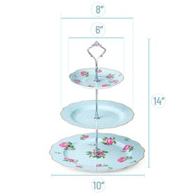 BTaT porcelain stand with gold trim detail adding elegance to celebrations.
