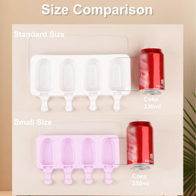 BTYMS silicone popsicle molds suitable for freezer to oven use