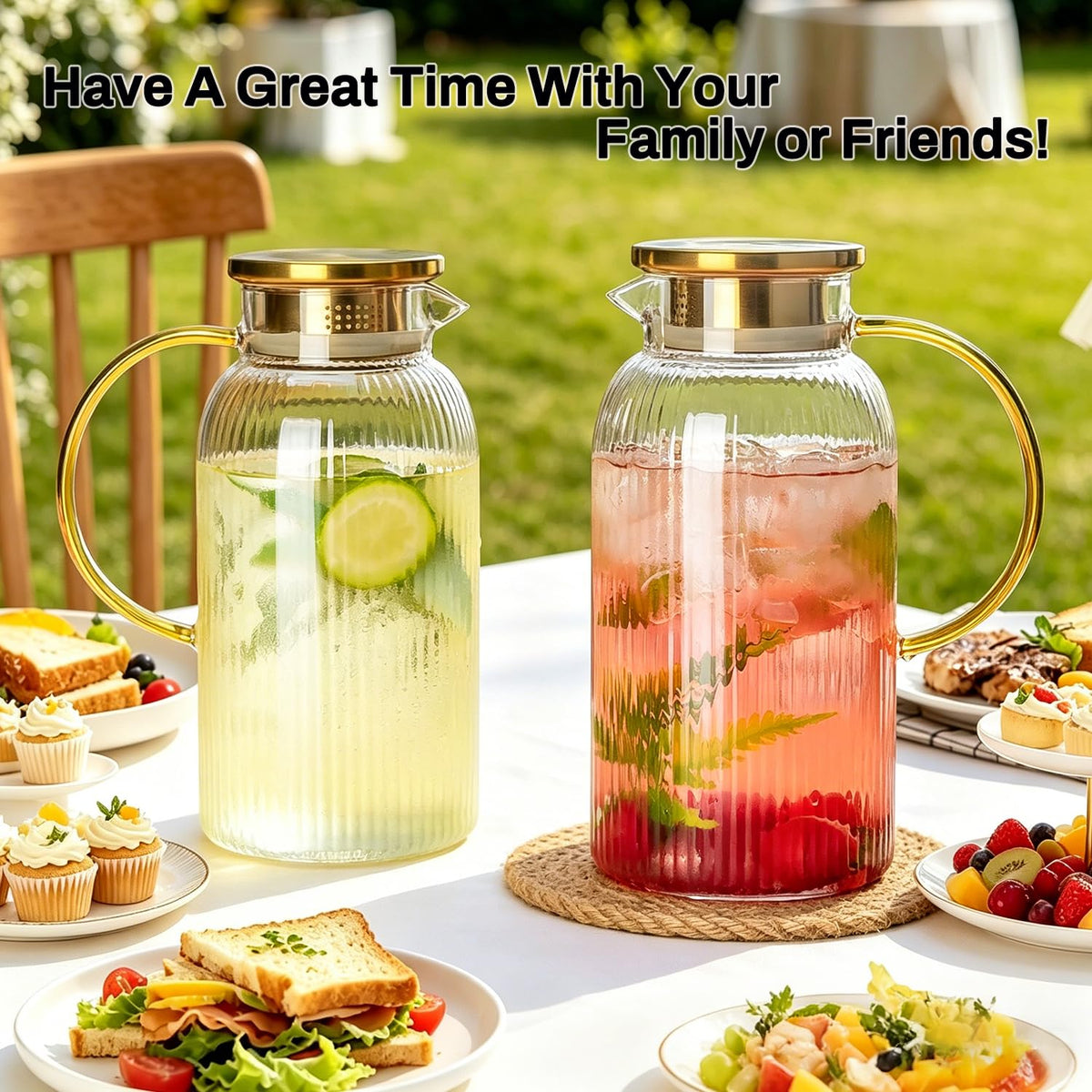 Buaic heat-resistant borosilicate glass emphasizes durable everyday use.