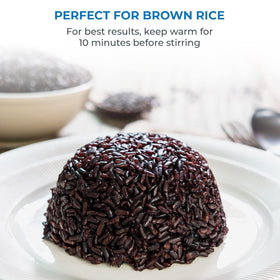 BUFFALO 10-cup capacity ideal for family meals and batch cooking.