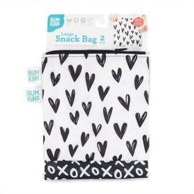 Bumkins two-pack lunch bags provide convenient storage at home.