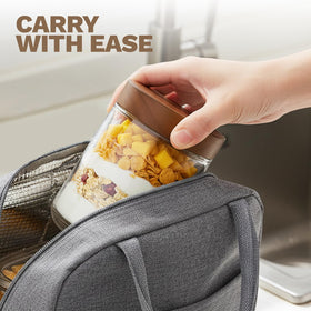 Bumobum stackable storage canister for pantry organization