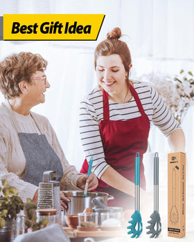 Bundlepro silicone pasta fork gray-blue easy-clean after use