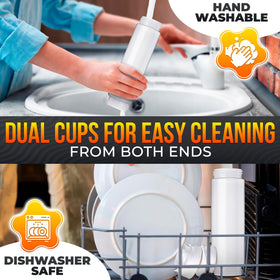 BURIUS transparent design shows contents at a glance for quick prep.