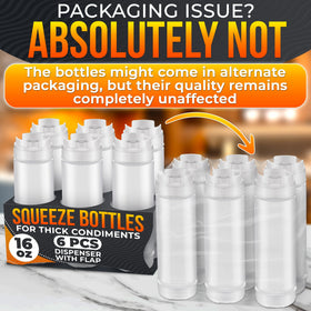 BURIUS six-pack keeps sauces organized and ready for guests.