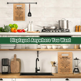 Busy Gaming Life cutting board with cheese and fruit for stylish entertaining.
