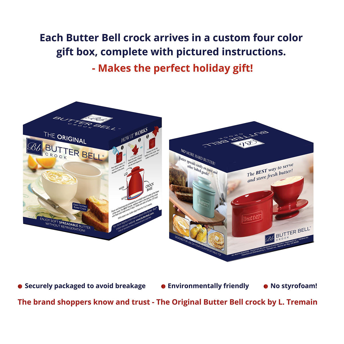 Butter Bell kitchen décor match helps coordinate your table setting.