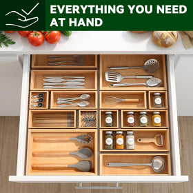 Buwheekoki office drawer dividers organize stationery for efficient days.