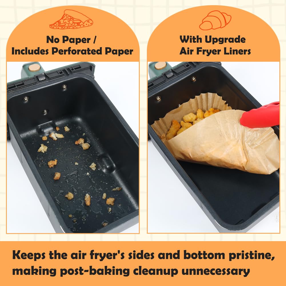Close-up of BYKITCHEN liners showing wood pulp material