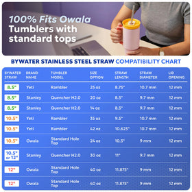 Bywater Stainless eco-friendly option reduces disposable plastic waste.