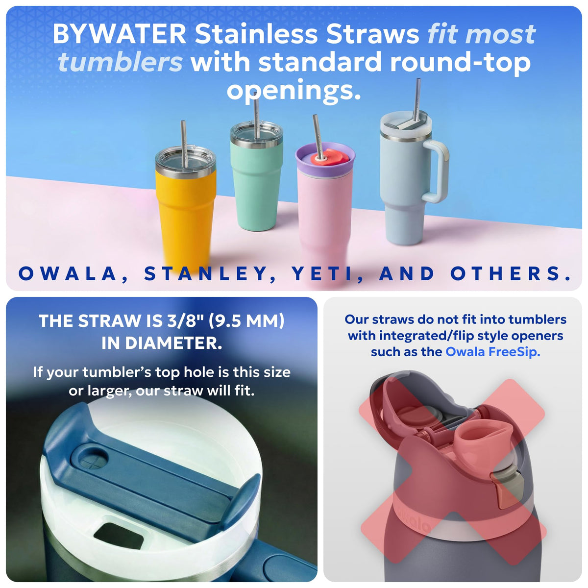 Bywater Stainless thick-walled design emphasizes long-term durability.
