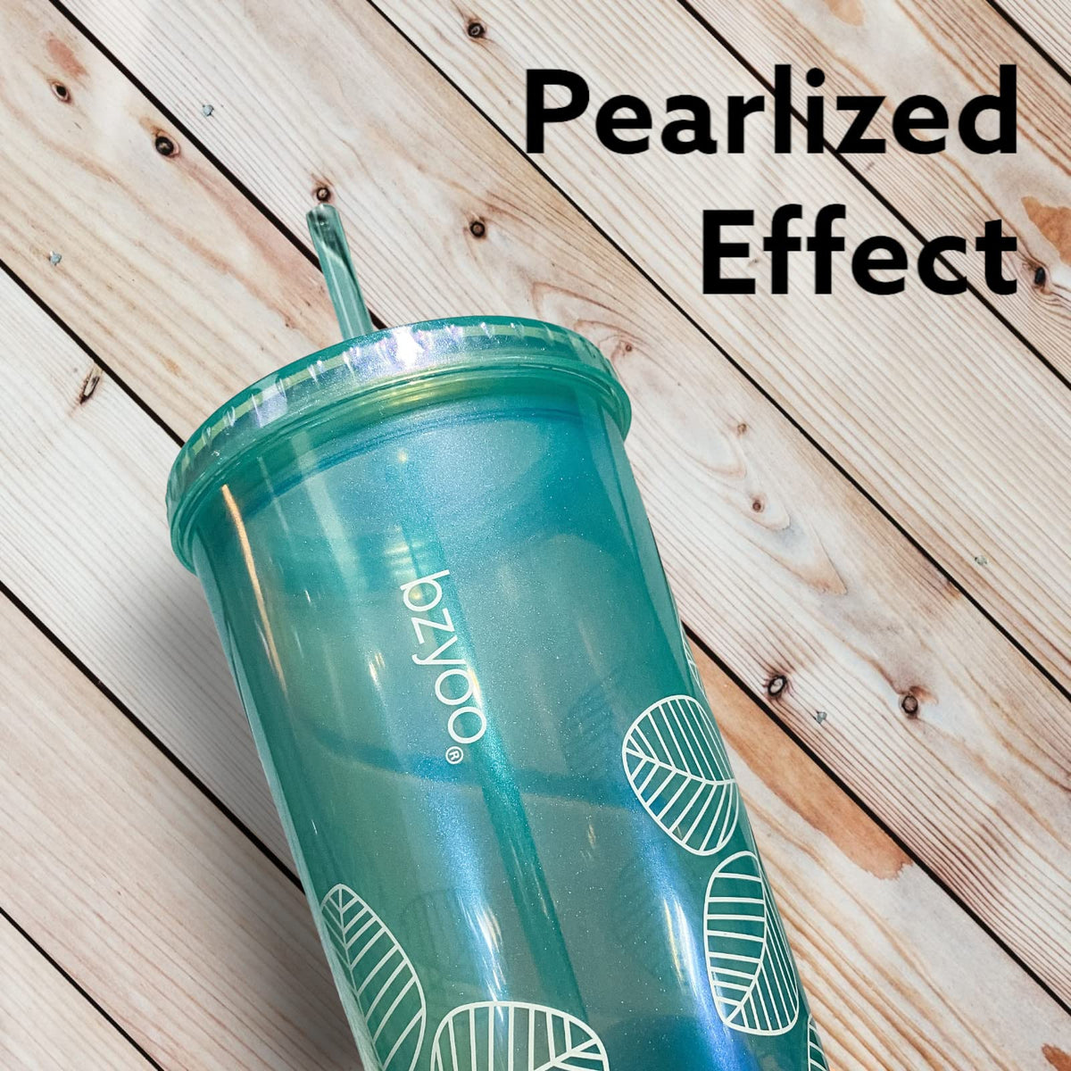 Bzyoo SIP 24oz tumbler double-wall keeps drinks cool.