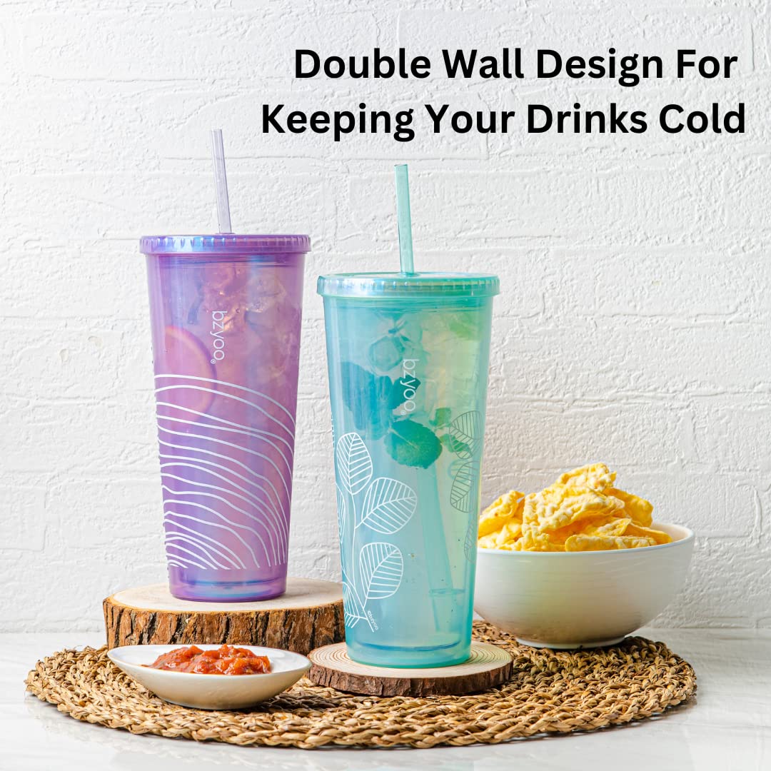 Bzyoo SIP 24oz tumbler wide-mouth opening for quick filling.