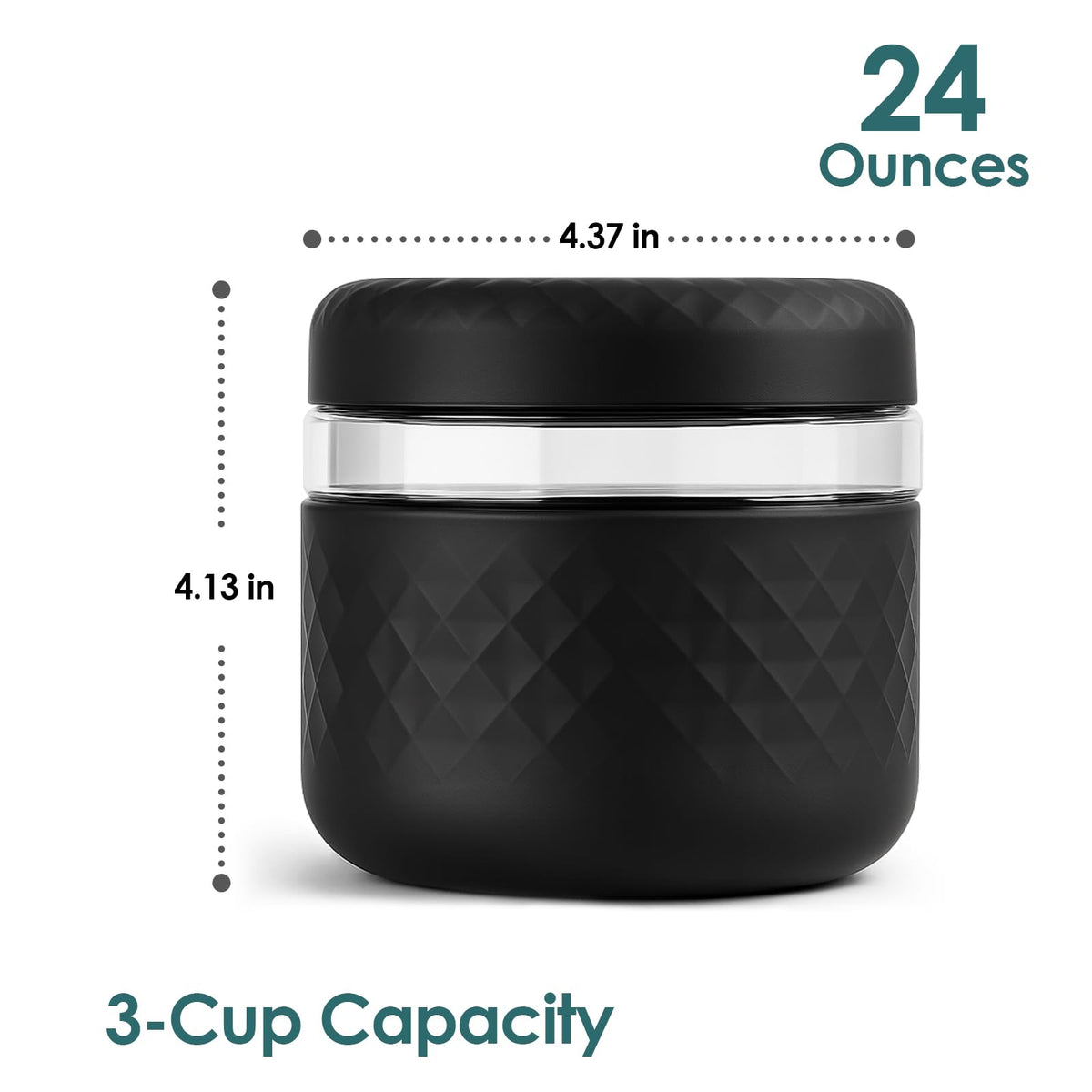 Cafezi on-the-go meal prep bowl fits lunch breaks or school days.