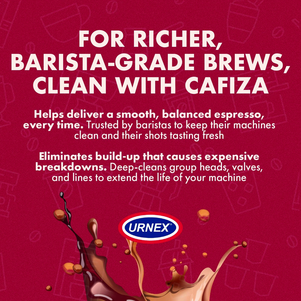 Cafiza is made in the USA and NSF listed for trusted use.