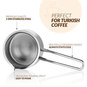 Caizen Coffee briki 24oz capacity ready for sharing bold coffee.