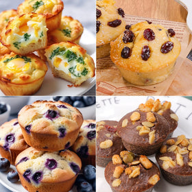 CAKETIME muffin pan with a metal reinforced frame for sturdy shape retention.