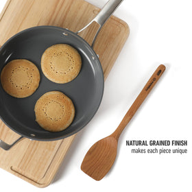 Calphalon Prime teak wood spoon with sturdy grip